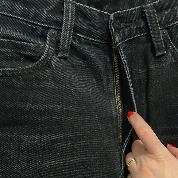 VINCE - High Waisted - 100% cotton straight leg jean - Picture 3 of 8